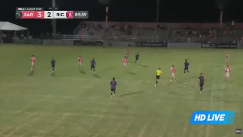 Poster siaran Sarasota Paradise VS Richmond Kickers