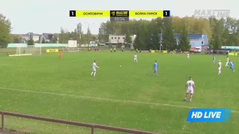 Poster siaran Osipovichy VS Volna Pinsk