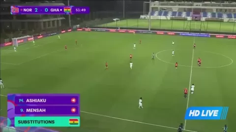 Poster siaran Norway U17 Women VS Ghana U17 Women