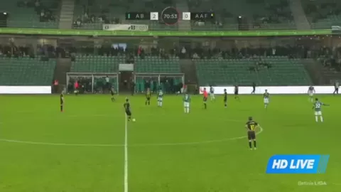 Poster siaran AB Akademisk VS Aarhus Fremad