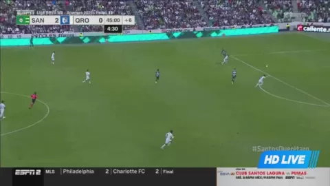 Poster siaran Santos Laguna VS Queretaro FC