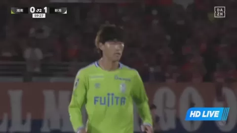 Poster siaran Shonan Bellmare VS Albirex Niigata