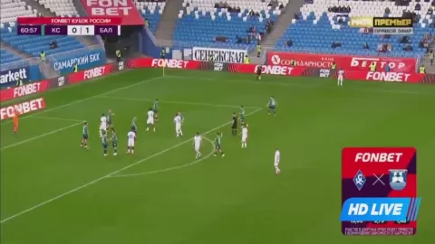 Poster siaran Krylya Sovetov VS Baltika Kaliningrad