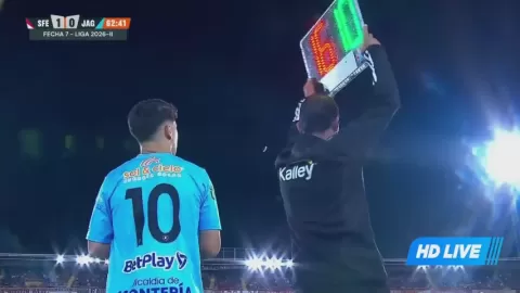 Poster siaran Independiente Santa Fe VS Jaguares de Cordoba