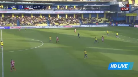 Poster siaran Panetolikos Agrinio VS Olympiacos Piraeus