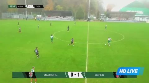 Poster siaran Obolon Kiev U21 VS Veres Rivne Youth