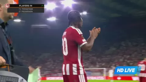 Poster siaran Olympiacos Piraeus VS AC Sparta Praha