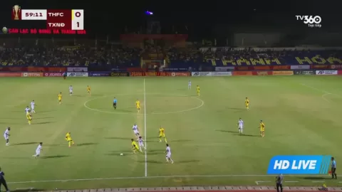 Poster siaran CLB Thanh Hoa VS Thep Xanh Nam Dinh FC