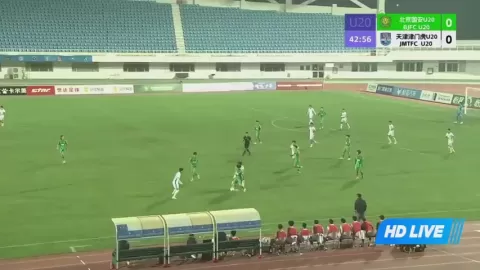 Poster siaran Beijing Guoan U20 VS Tianjin Jinmen Tiger U20