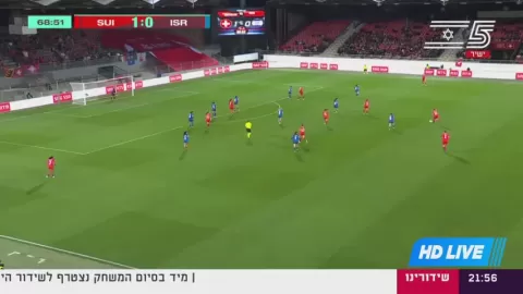 Poster siaran Switzerland Women VS Israel Women