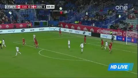 Poster siaran Canada Women VS Denmark Women