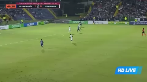 Poster siaran CS Cartagines VS CD Olimpia