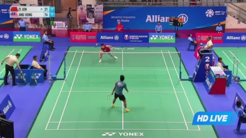 Poster siaran Wang Zijun VS Kok, Jing Hong