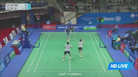 Poster siaran S.Lee/M.Park VS S.Lee/Y.Lee