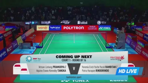Poster siaran R.Richardo VS Ginting, Anthony