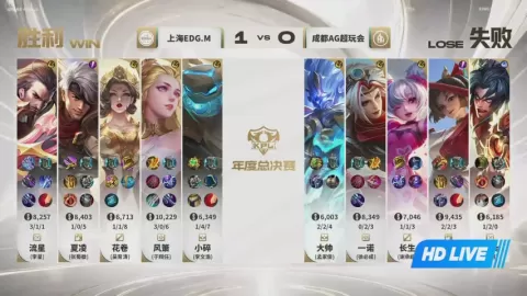Poster siaran 成都AG超玩会 VS 上海EDG.M